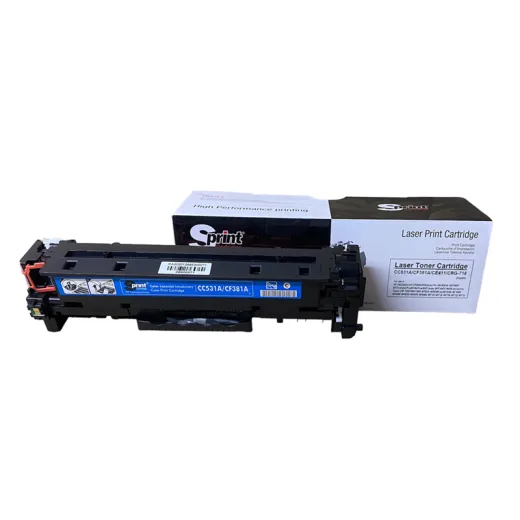 S Print CC531A / CE411A / CF381A / CRG-718 Cyan Toner