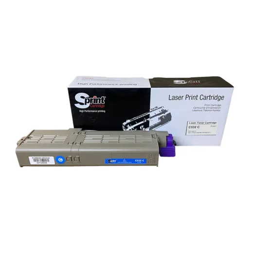 S Print C532 / C542 / MC563 / MC573 Cyan Toner