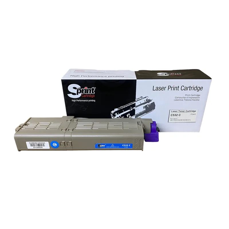 S Print C532 / C542 / MC563 / MC573 Cyan Toner