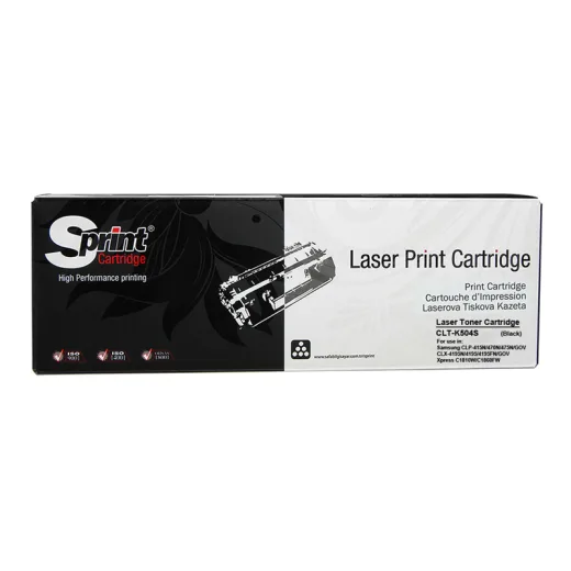 S Print CLT-K504S Black Toner