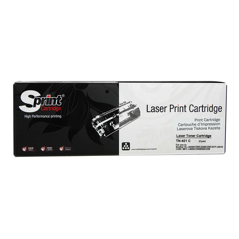 S Print TN-421/TN-431/TN-441/TN-461/TN-491 Cyan Toner