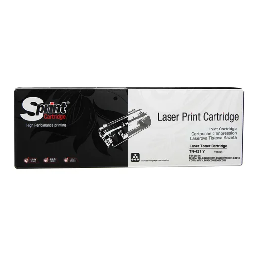S Print TN-421/TN-431/TN-441/TN-461/TN-491 Yellow Toner