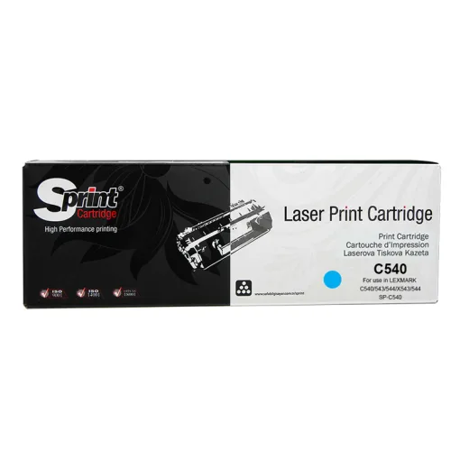 S Print C540/C543/C544/X543/X544 Cyan Toner