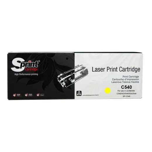 S Print C540/C543/C544/X543/X544 Yellow Toner