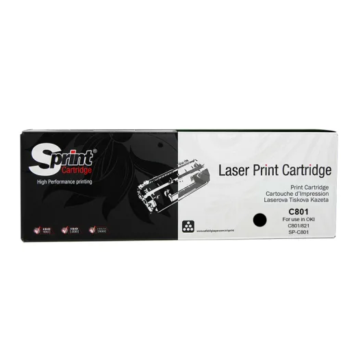 S Print C801/C821 Black Toner