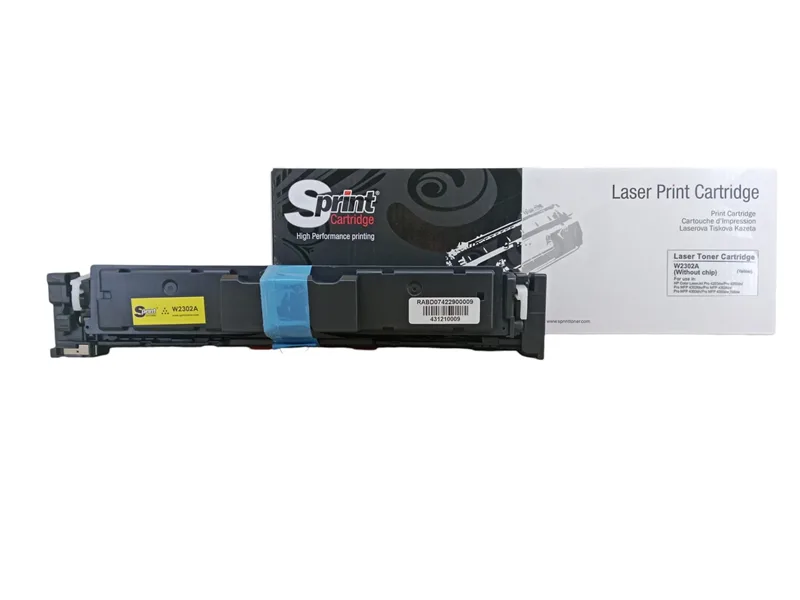 S Print W2302A (230A) Yellow Toner - Çipsiz