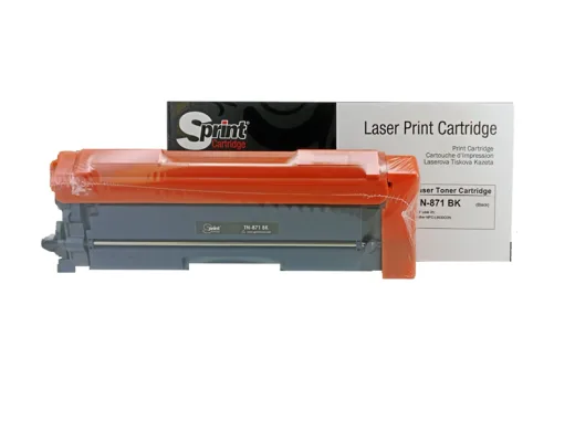 S Print TN-871 Black Toner - Çipli