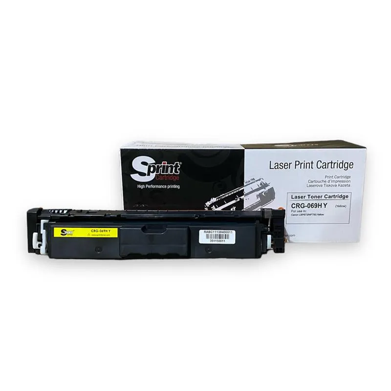 S Print CRG-069H Yellow Toner - Çipli