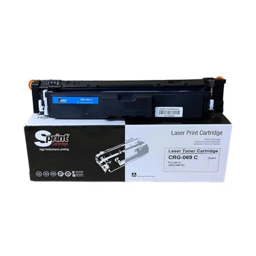 S Print CRG-069 Cyan Toner - Çipli