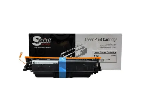 S Print T12 Black Toner - Çipli