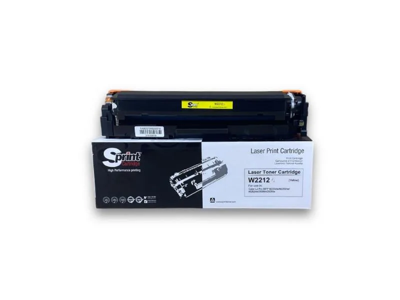 S Print W2212X (207X) Yellow Toner - Çipli