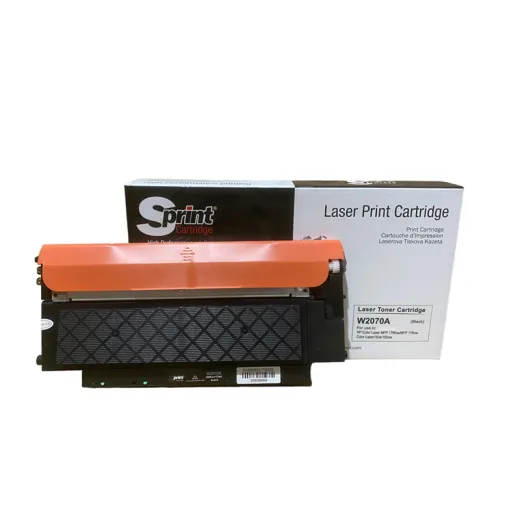 S Print W2070A (117A) Black Toner - Çipli
