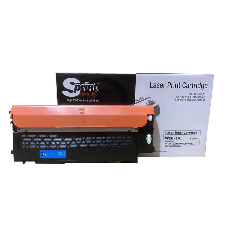 S Print W2071A (117A) Cyan Toner - Çipli