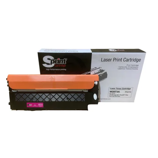S Print W2073A (117A) Magenta Toner - Çipli