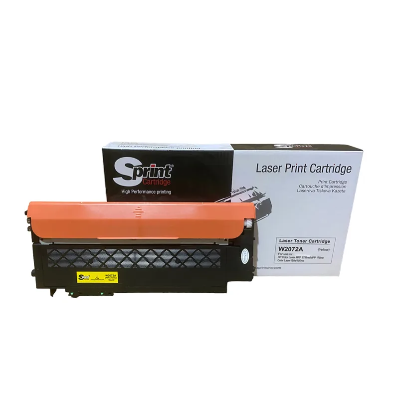 S Print W2072A (117A) Yellow Toner - Çipli