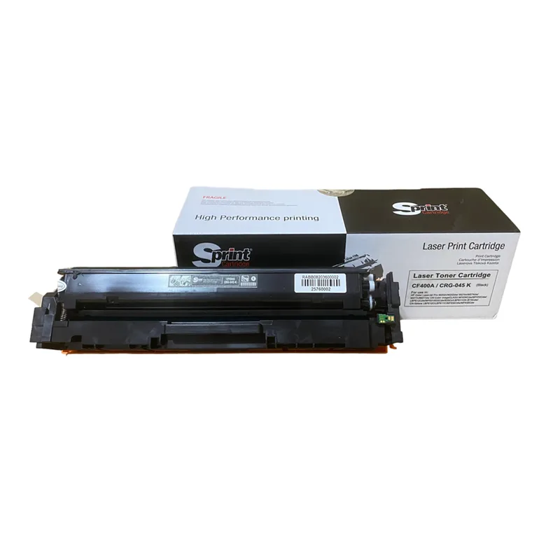 S Print CF400A (201A) CRG-045 Black Toner