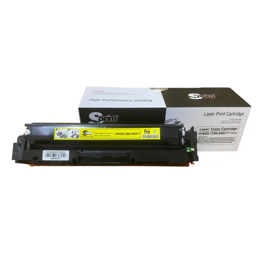 S Print CF402X (201X) / CRG-045H Yellow Toner