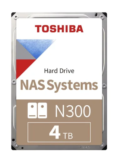 Toshiba N300 4TB 7200RPM 512MB SATA3 180TB/Y NAS (MN10ADA400ES)