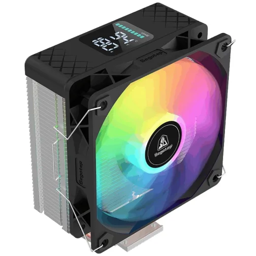 Segotep FI4 120MM ARGB Intel / AMD Uyumlu Hava Soğutucu LCD Ekranli TDP:180 Watt