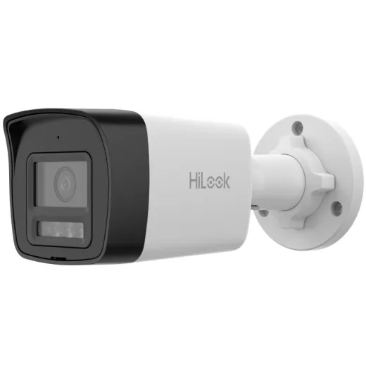 Hikvision-Hilook IPC-B147HA-LUFC 4MP 2.8MM 24/7 Colorvu 30M Smartlight Sesli POE IP Bullet