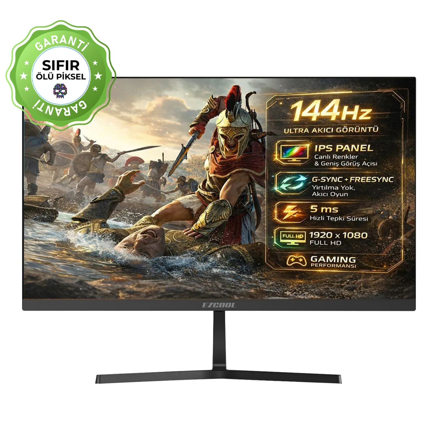 27 Ezcool Corp EZP27 144HZ 5MS IPS Monitör HDMI/VGA (Sifir Ölü Piksel Garantili)
