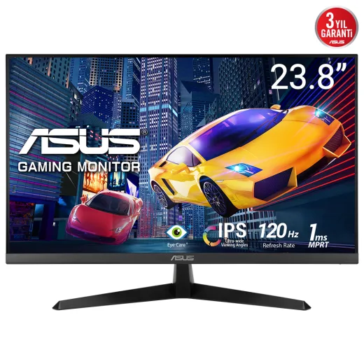 ASUS 23.8 inç VY249HGR 1920X1080 1MS 120HZ HDMI/VGA +Vesa Gaming Monitör