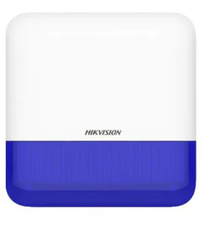 Hikvision DS-PS1-E-WE Harici Tip Kablosuz Alarm Sireni (Mavi)