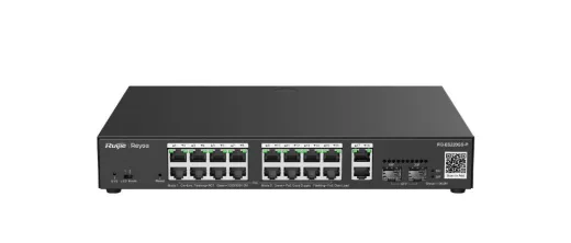 Ruijie RG-ES220GS-P 20 Port 10/100/100 16XPOE 250W +2XSFP Yönetilebilir Switch