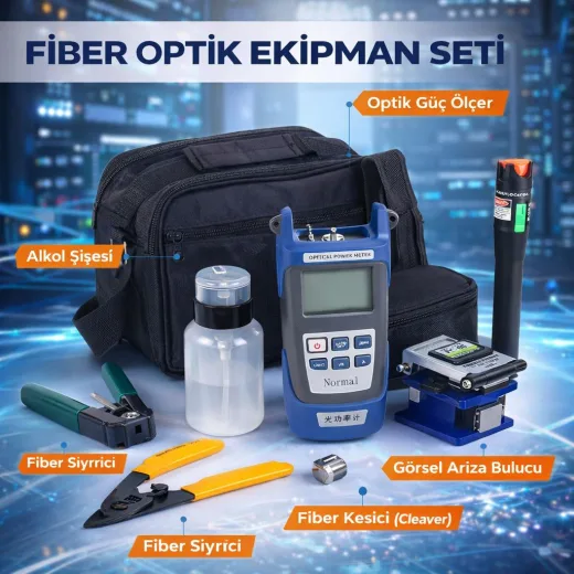 Apronx APX-AI-9 Fiber Optik Sonlandirma Seti 9 İN 1 Toolkit