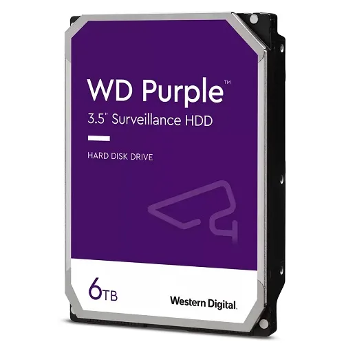 Western Digital WD64PURZ Purple 7X24 3.5 inç 6TB 5400 RPM 256MB SATA 6GB/S Güvenlik HDD