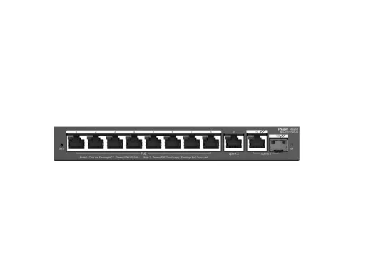 Ruijie Reyee RG-ES210GS-P 10 Port Gigabit 8XPOE 130W +1COMBO Yonetilir Switch