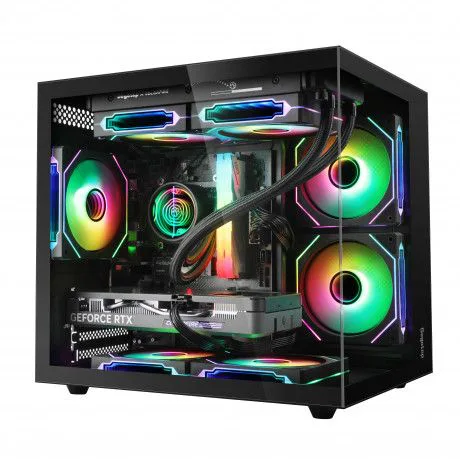 Segotep Brave W1 Siyah 650W 80 Bronze PCIE 5.0 Midi Tower 3 ARGB Fanlı Kasa