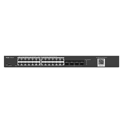 Ruijie Reyee RG-NBS3100-24GT4SFP-P 24 Port 10/100/1000 +4SFP POE 370W Yonetilir