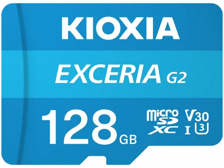Kioxia Exceria G2 128GB Microsdxc UHS-1 100MB/S (LMEX2L128GG2)