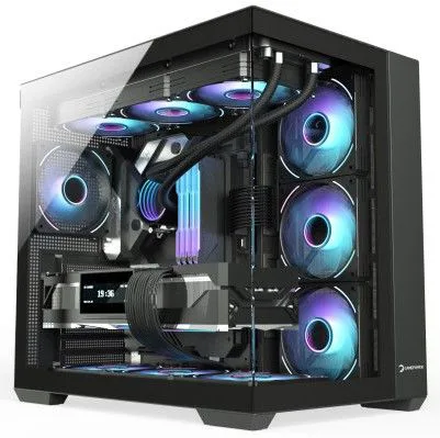 Gamepower Warcry Topglass 650W 4XARGB Temperli Cam ATX Gaming (Oyuncu) Kasa