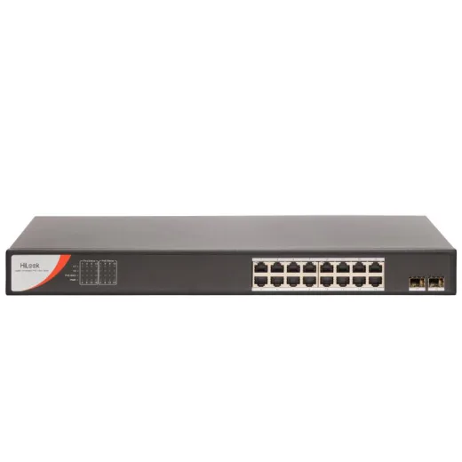 Hikvision-Hilook NS-518P-125(B) 16 × Gigabit POE Port 2 × Gigabit SFP Fiber Optical Port Unmanaged