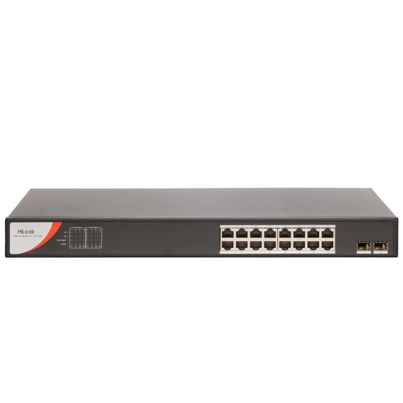Hikvision-Hilook NS-518P-125(B) 16 × Gigabit POE Port 2 × Gigabit SFP Fiber Optical Port Unmanaged