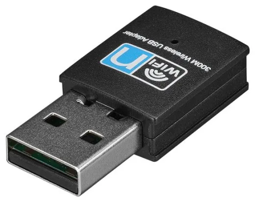 Hytech HY-300N 300Mbps (2T2R) 2DBI Dahili Antenli Kablosuz Mini Adaptör