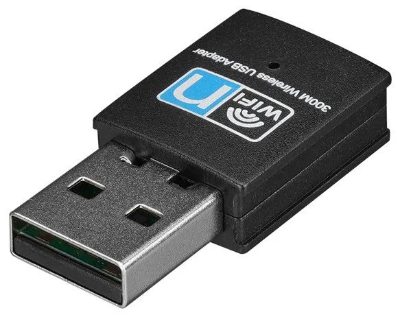 Hytech HY-300N 300Mbps (2T2R) 2DBI Dahili Antenli Kablosuz Mini Adaptör