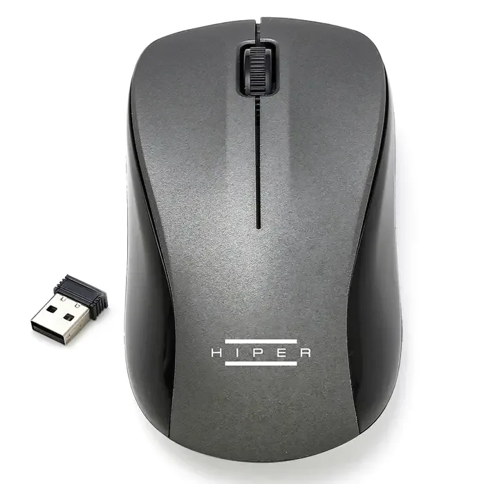 Hiper MX-565 Nano 1000DPI 3 Tuş Kablosuz Mouse Gri