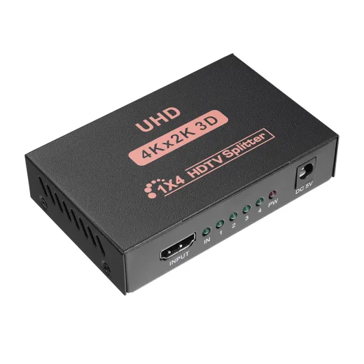 Hytech HY-LU4 4 Port 4K*2K HDMI Splitter Hytech