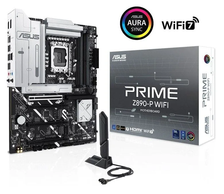 ASUS Prime Z890-P WIFI 1851P DDR5 Ses GLAN DP/HDMI/USB SATA3 USB3.2 ATX Anakart