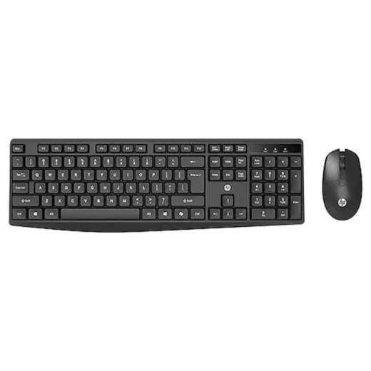 HP 6NY40PA CS10L Q Kablosuz Klavye Mouse Set Siyah
