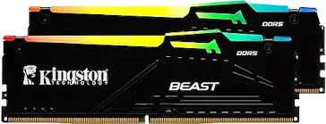 Kingston KF564C32BBEAK2-64TR 64GB 6400MT/S DDR5 CL32 Dimm (Kit OF 2) Beast RGB