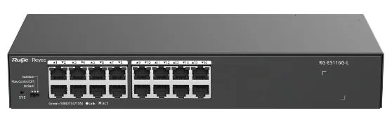 Ruijie Reyee RG-ES116G-L 16 Port 10/100/1000 Yönetilemez Gigabit Switch