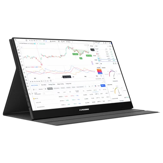 Ezcool Lite E15T 15.6 inç Dokunmatik 4MS 60HZ FHD Taşınabılır Vesa Monitör (Sifir Ölü Piksel