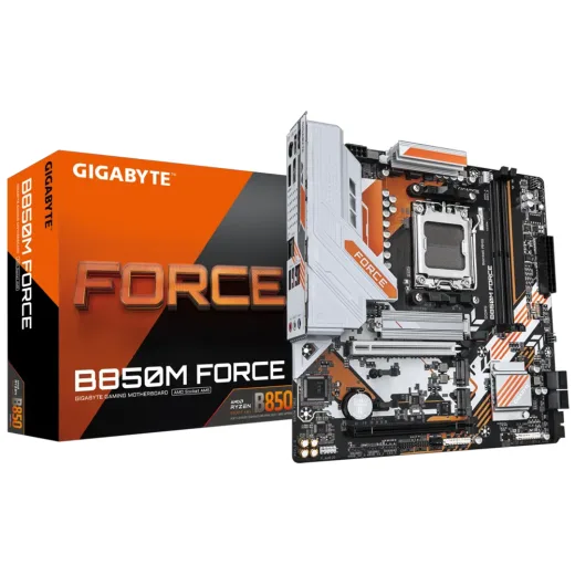 Gigabyte B850M Force WIFI6E DDR5 3XM.2 HDMI DP MATX AM5 Anakart