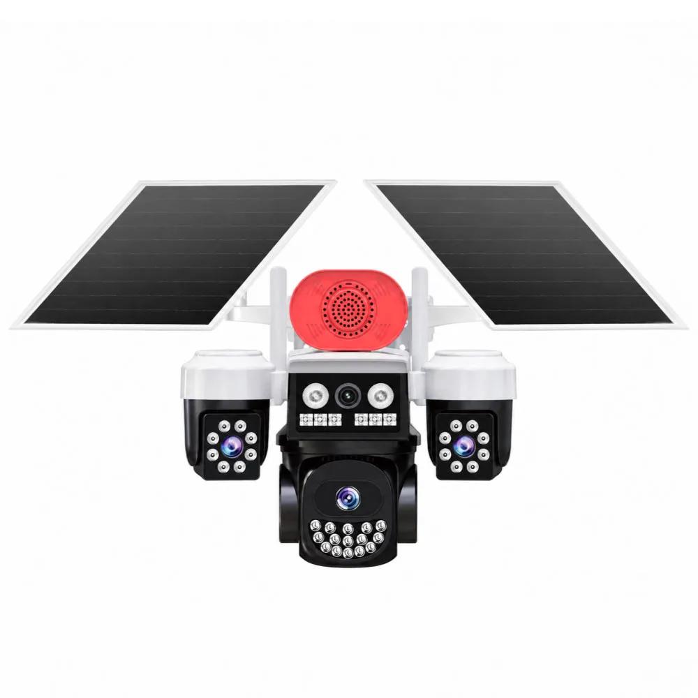 Joysee S3 9MP Aor 4G 3.6MM 2X2.8MM 2 Solar ÜÇ Kamera 19IR+18LED PTZ