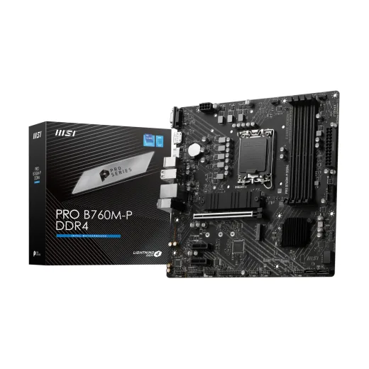 MSI PRO B760M-P DDR4 4800(OC) DDR4 HDMI DP M.2 ATX 1700P