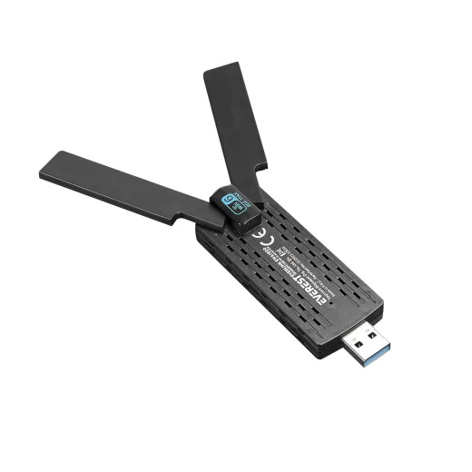 Everest Everlink EWA1800 1800Mbps 2.4GHz/5GHz WIFI-6 AX1800 RTL8832 2*3.5DBİ USB3.0 Kablosuz